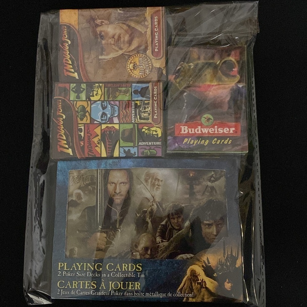 Playing cards vintage mixed cards Indian Jones Budweiser and Lord of the Rings - Picture 12 of 13